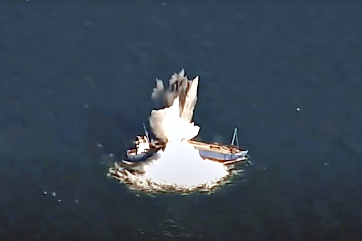 La llamada bomba Quicksink es capaz de destruir un carguero entero en apenas unos segundos