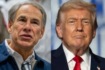 La llamada telefónica entre Greg Abbott y Donald Trump durante la campaña en Texas