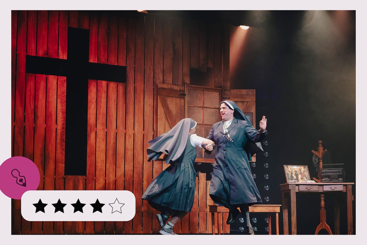 La llamada, versión local del musical español creado por Los Javis, con César "Banana" Pueyrredón en el rol de Dios