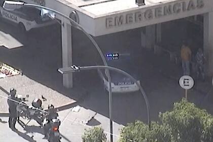La llegada al Hospital de Niños