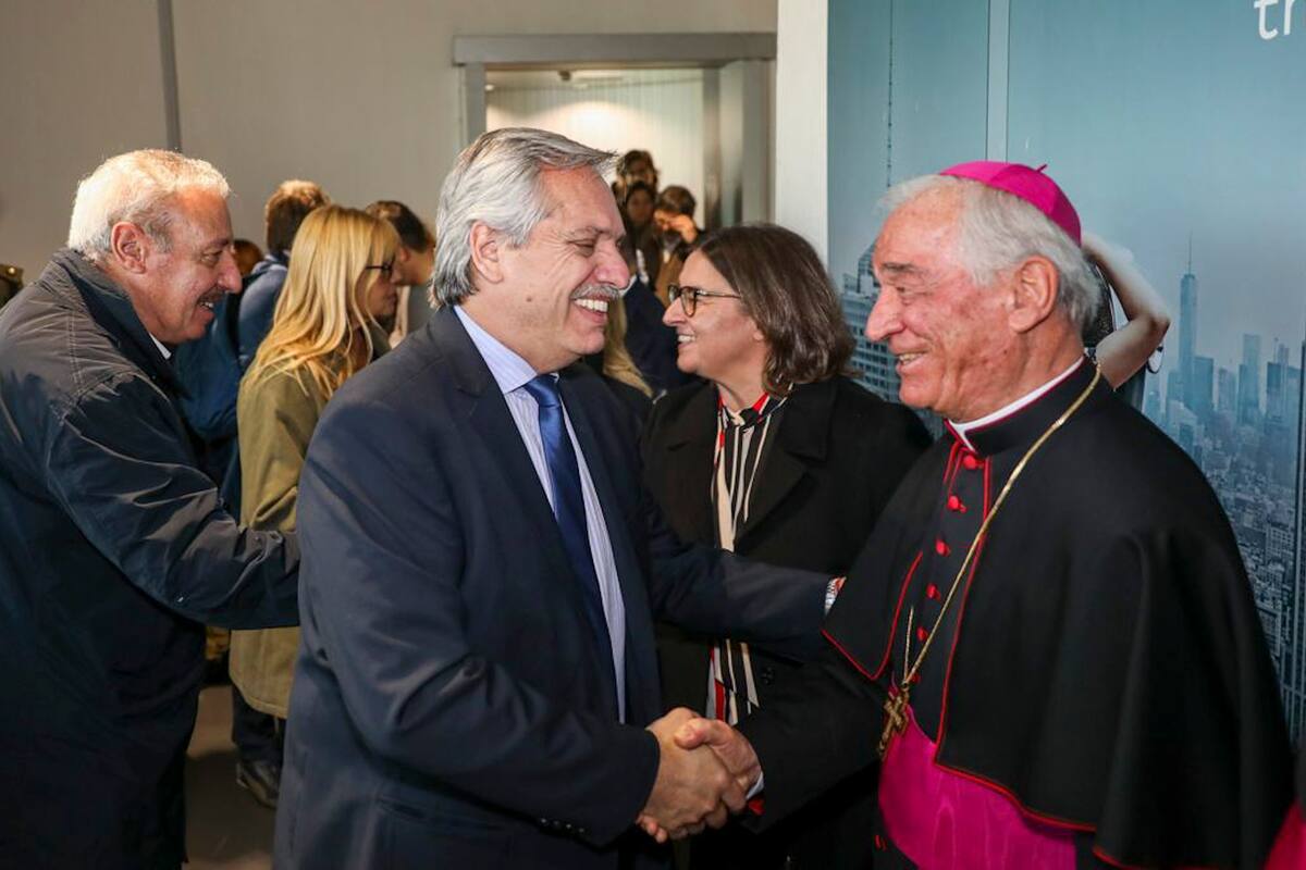 La llegada de Alberto Fernández a Roma
