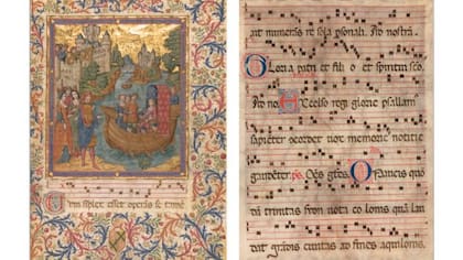 'La llegada de la novia': una de las obras atribuidas al "Falsificador español" fue pintada sobre un pergamino medieval que contenía una partitura musical.