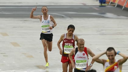 La llegada de Mastromarino en la maratón