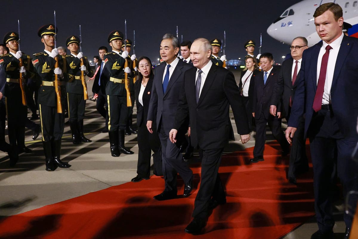 La llegada de Putin a Pekín