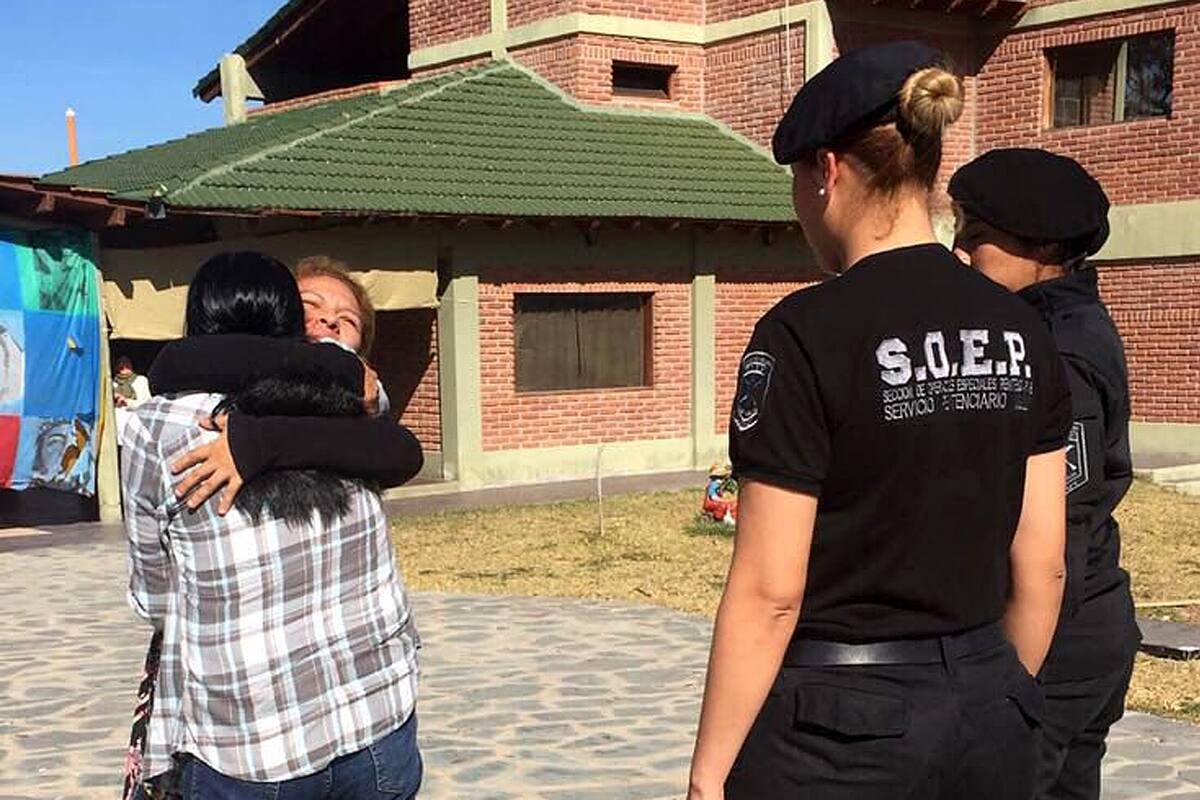 La llegada de Sala a su casa la semana pasada