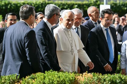 La llegada del Papa al hospital Gemelli, en donde fue intervenido