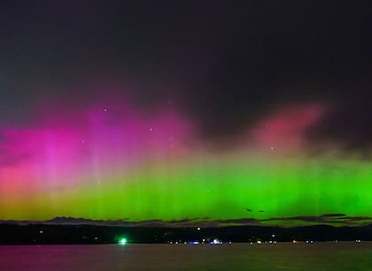 La lluvia de estrellas Perseidas se combinó con las auroras boreales en Nueva York