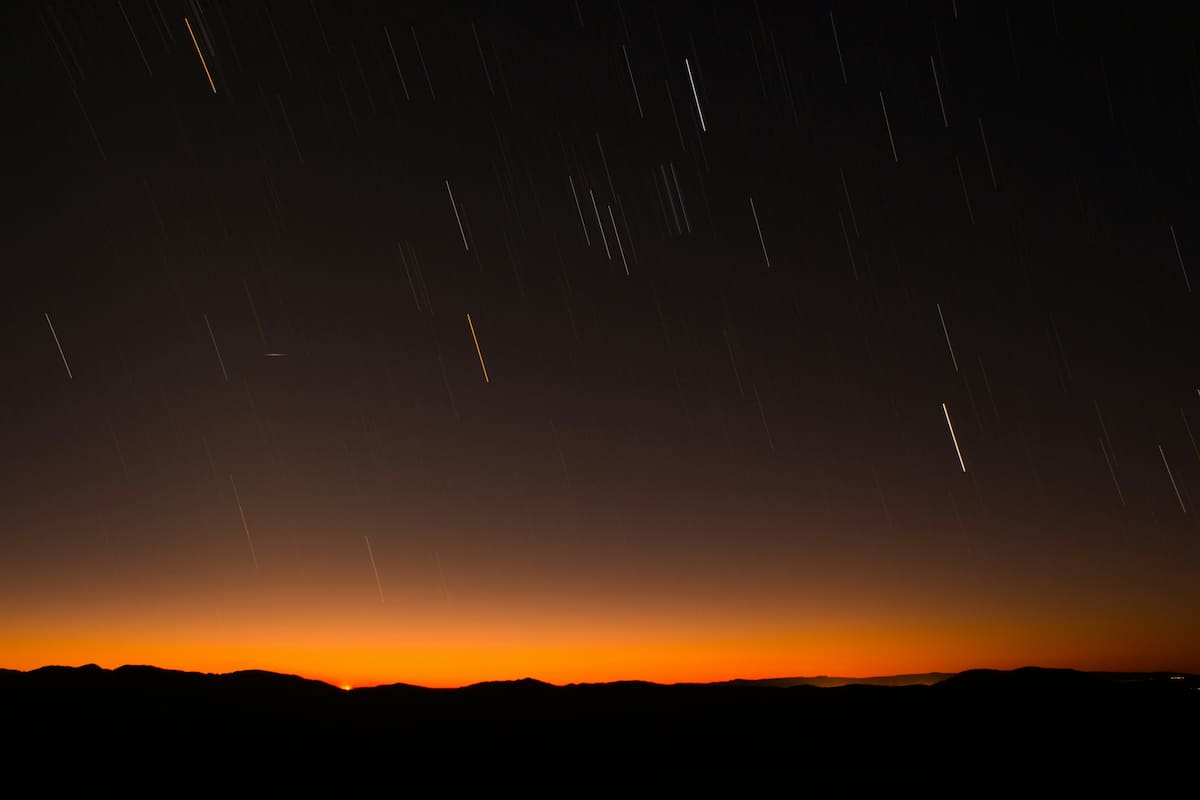 La lluvia de meteoritos llegó con el nuevo año (Archivo)