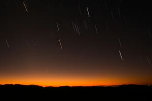 La lluvia de meteoritos llegó con el nuevo año (Archivo)