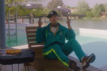 La locación del video de L-Gante fue Nordelta (Foto: Captura de video)