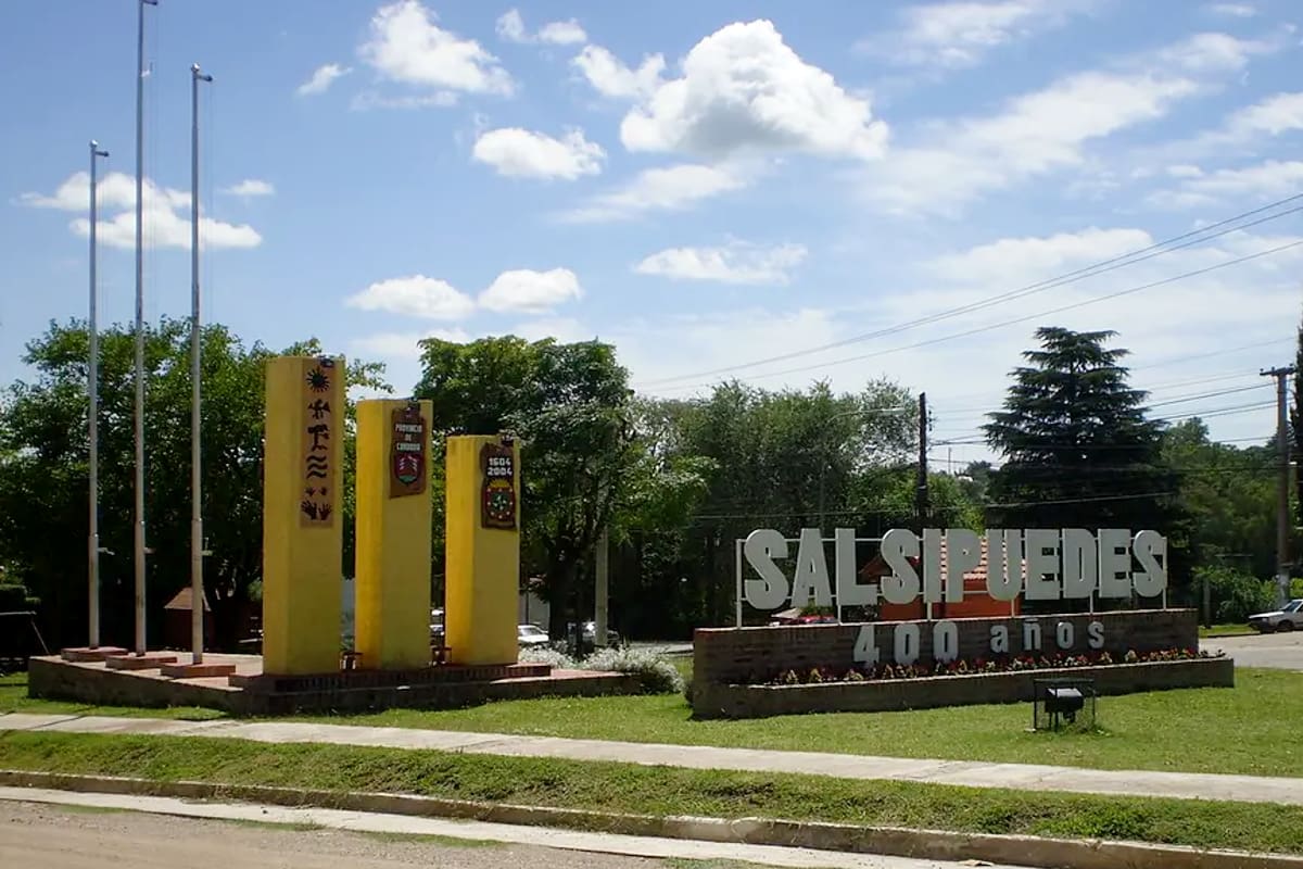 La localidad de Salsipuedes en Sierra Chica, provincia de Córdoba