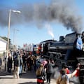 La centenaria locomotora “39 Grande” evocó la llegada del primer tren a Mar del Plata hace 140 años