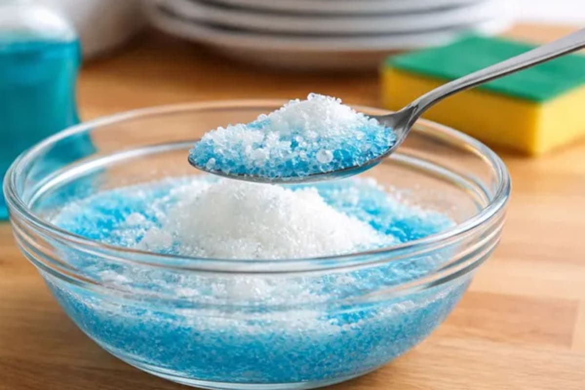 La lógica detrás de esta combinación se basa en la unión de las propiedades químicas del detergente con la estructura física del azúcar