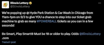 La Lotería de Illinois dará la oportunidad a los residentes de Chicago de atrapar uno o más boletos para el sorteo de Powerball