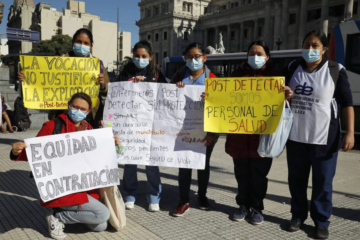 La lucha de enfermeros y enfermeras por mejores condiciones laborales viene de años atrás