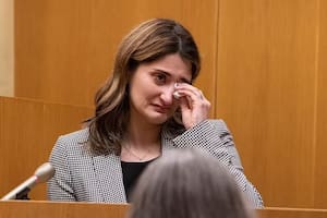 La madre de Corey Micciolo, el niño de seis años que murió luego de que su padre lo obligara a correr en la cinta porque estaba “demasiado gordo”.
