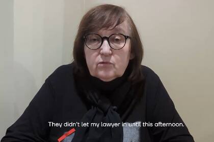 La madre de Navalny denunció el chantaje de las autoridades en un video