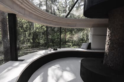 La magnífica vista desde el interior