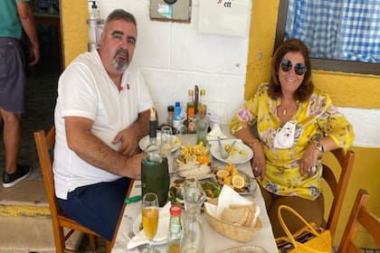La mamá de Cristiano junto a su pareja, José Andrade