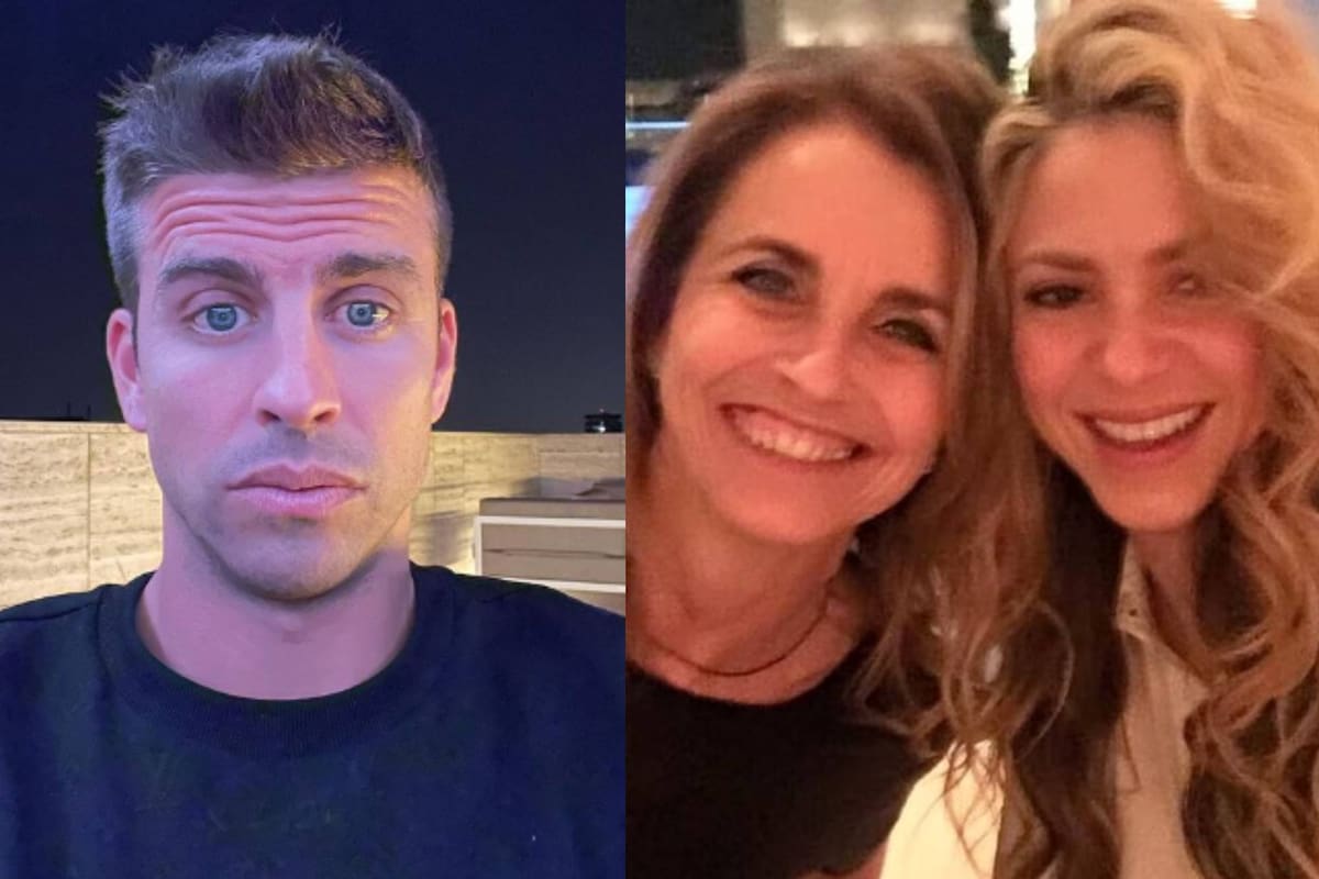 La mamá de Gerard Piqué mostró apoyo a Shakira (Foto Instagram @3gerardpique / Captura video)