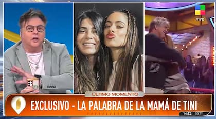 La mamá de Tini rompió el silencio (Foto: Captura TV)