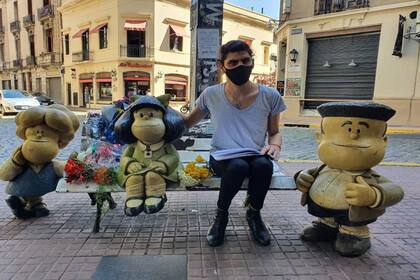 La mamá y sus hermanos le leían a Cathy las historietas de Mafalda desde que era chica