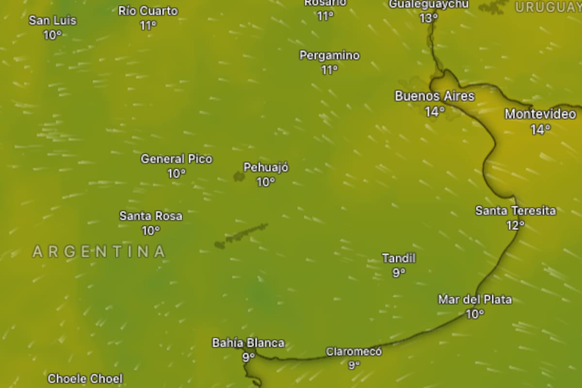 La mañana en el AMBA registra bajas temperaturas