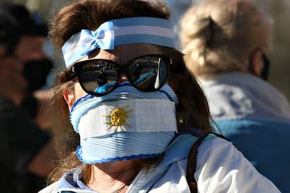 La manifestación contra la reforma judicial en Mar del Plata