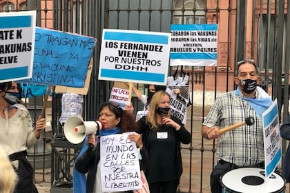 La manifestación en Plaza de Mayo
