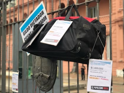 La manifestación en Plaza de Mayo