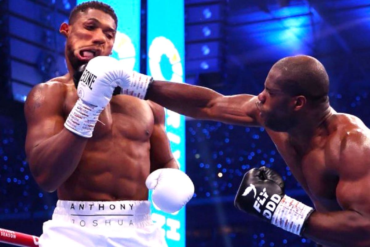 La mano de Daniel Dubois transforma la cara de Anthony Joshua, que vivió un calvario en Wembley