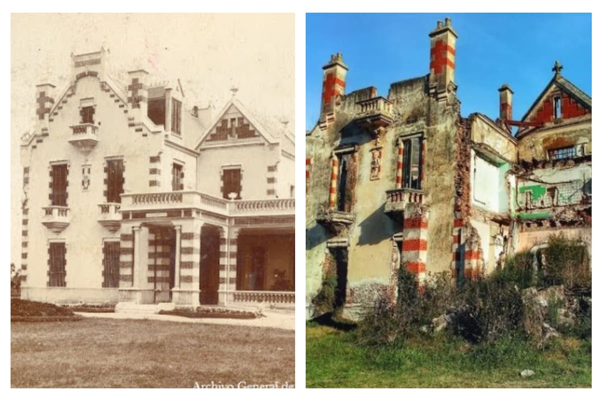 La mansión Ayerza fue consumida por el fuego