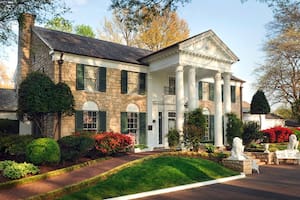 La mansión de Graceland en Memphis, Estados Unidos