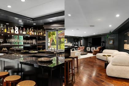 La mansión de las Kardashians también cuenta con un bar muy equipado