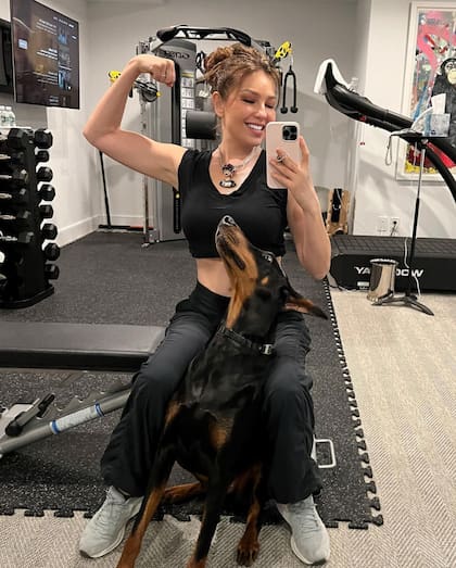 La mansión de Thalía en Miami también tiene gimnasio