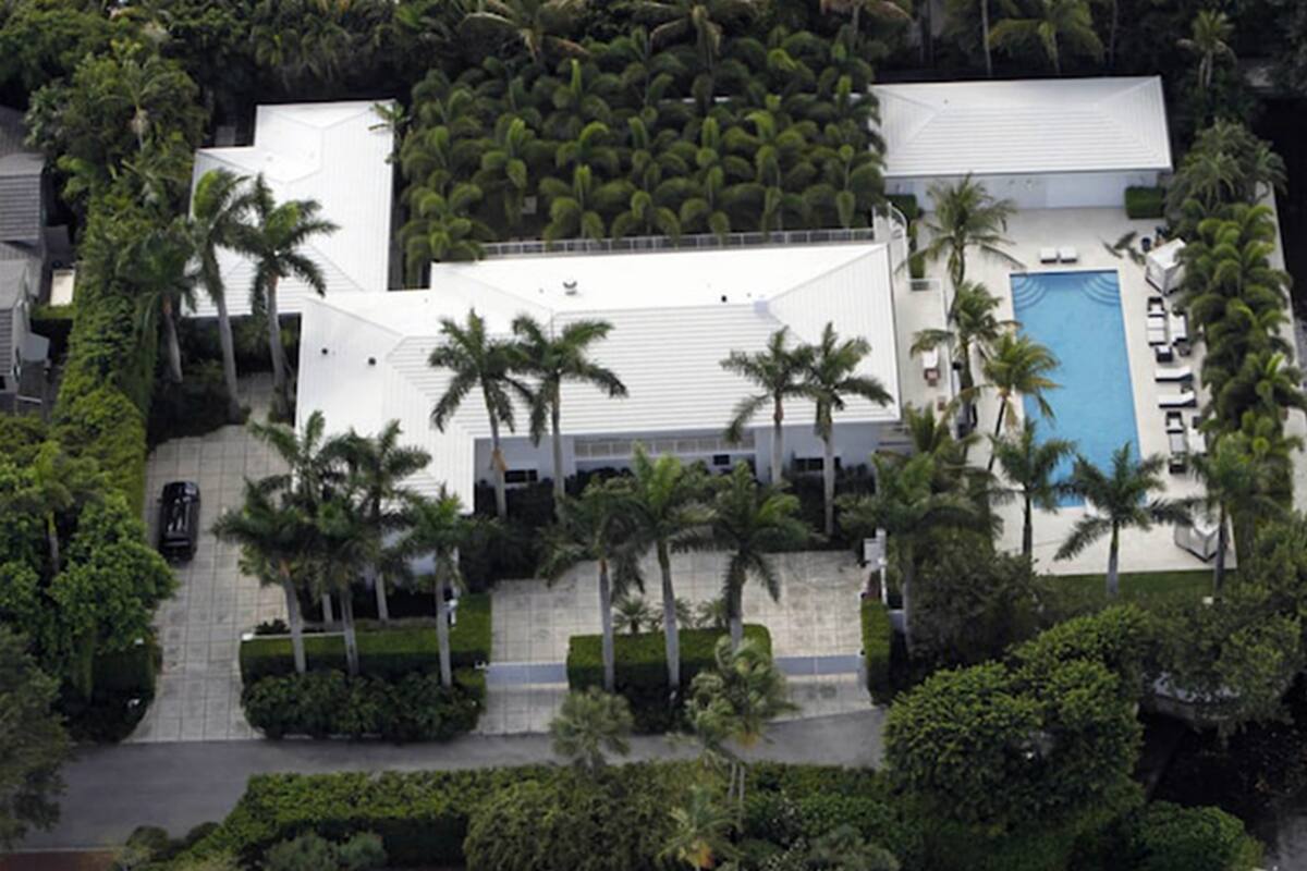 La mansión fue puesta a la venta en julio pasado.