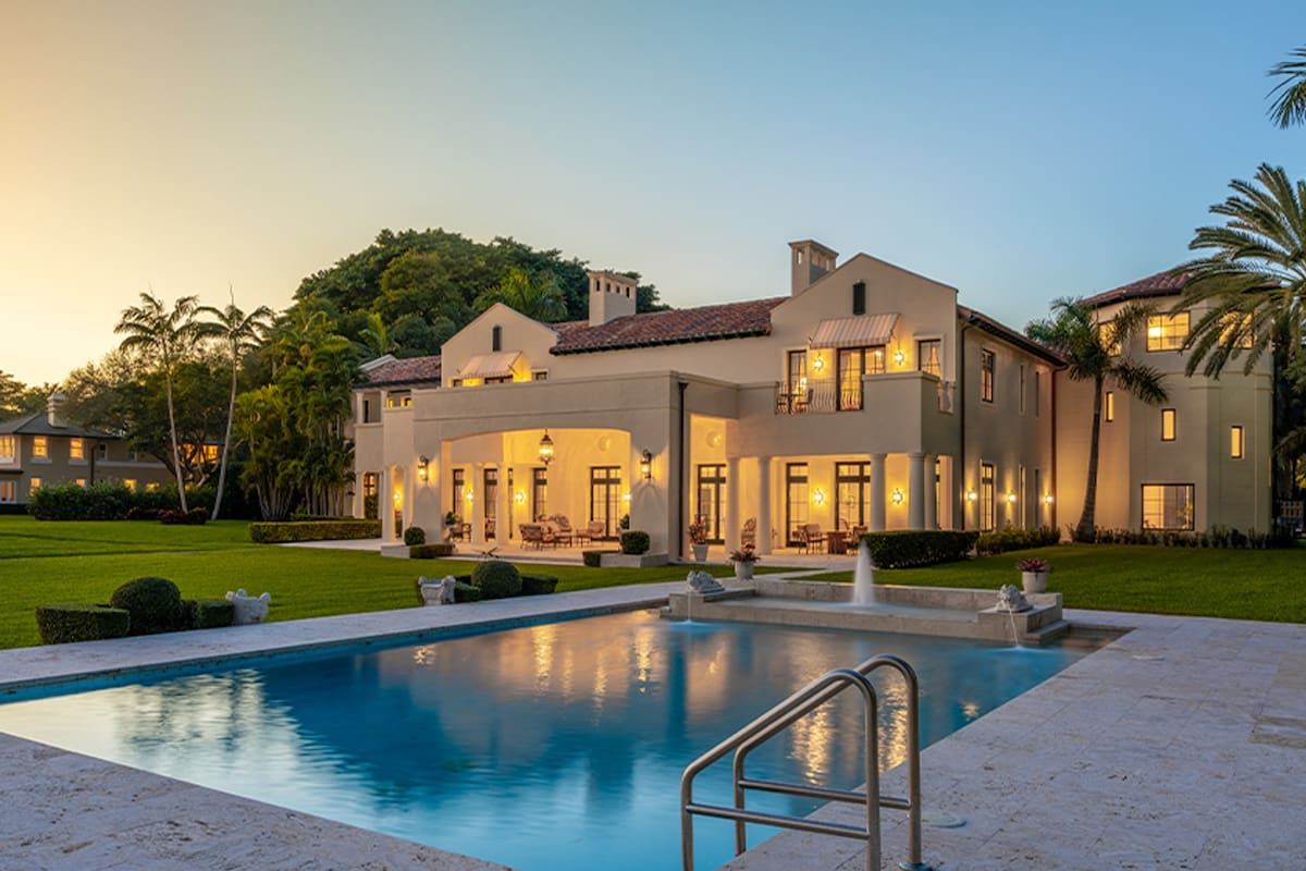 La mansión más cara de Miami se compone en realidad de dos casas y fue adquirida por más de 100 millones de dólares