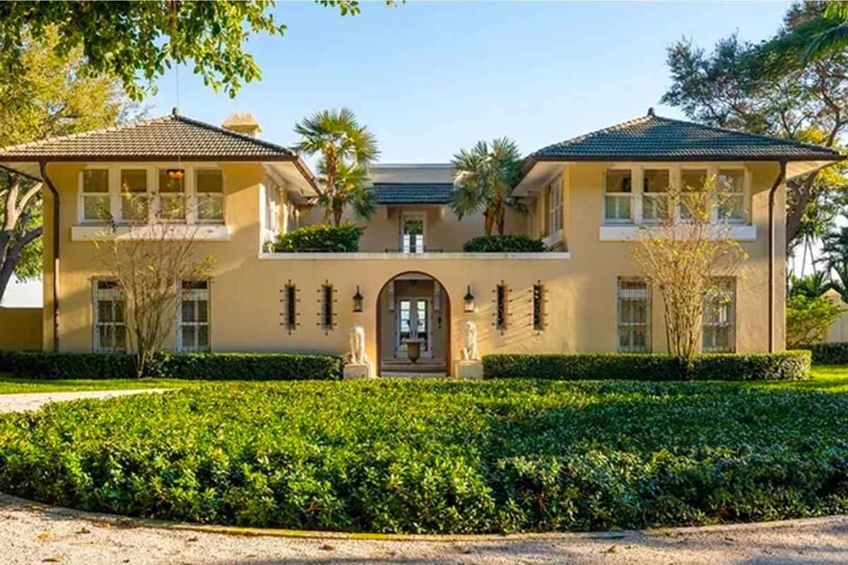 La mansión más cara de Miami (se vendió por más de 100 millones de dólares) es ahora propiedad del "mayor coleccionistas de casas", el multimillonario Kenneth C. Griffin