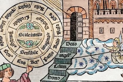 La "máquina de la verdad" del místico Ramon Llull se componía de círculos con símbolos y palabras, unidos por un hilo, que se combinaban para arrojar "certezas"