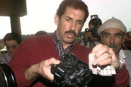 La máquina Nikkon F4 de José Luis Cabezas fue hallada por buzos de la policía en el Canal 1, en las proximidades de General Conesa
