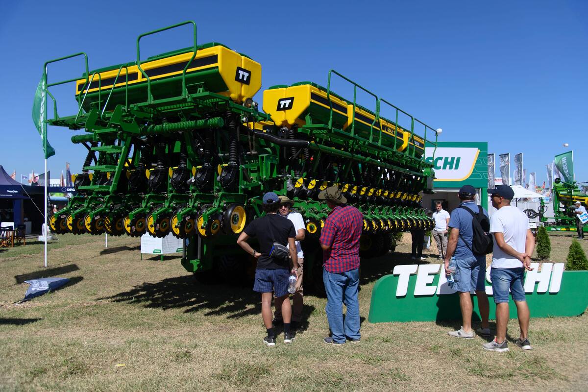 La maquinaria agrícola exhibida en la Expoagro, la muestra de tecnología agrícola más grande del país
