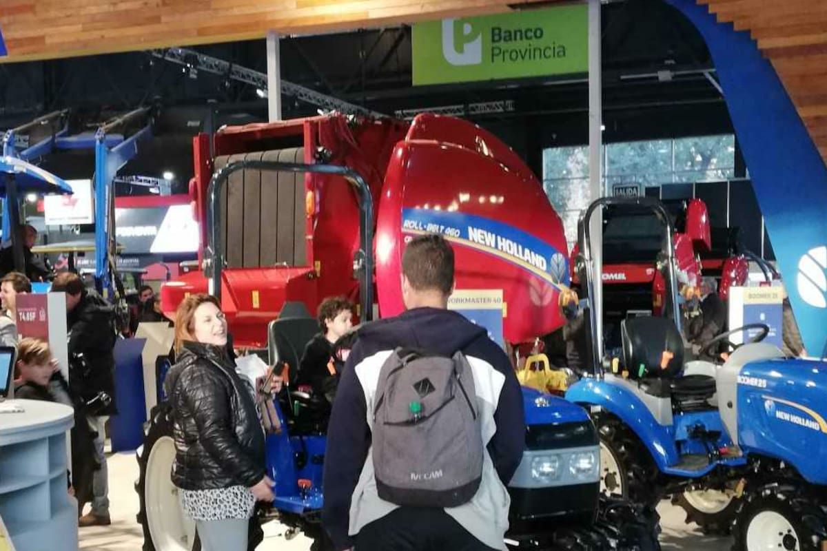 La maquinaria agrícola ocupa un lugar importante en la muestra
