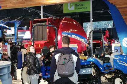 La maquinaria agrícola ocupa un lugar importante en la muestra