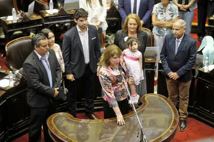 La maratónica sesión por la ley de emergencia económica comenzó con la jura de algunos diputados