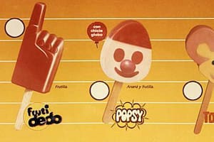 La marca de helados Laponia fue un emblema del producto a nivel nacional; su helado más clásico fue el Patalín de crema de frutilla