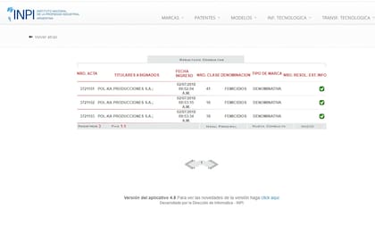 La marca "Femicidio" registrada por Pol-Ka