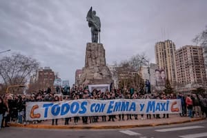 La marcha de los allegados de Emma y Maxi en Mar del Plata