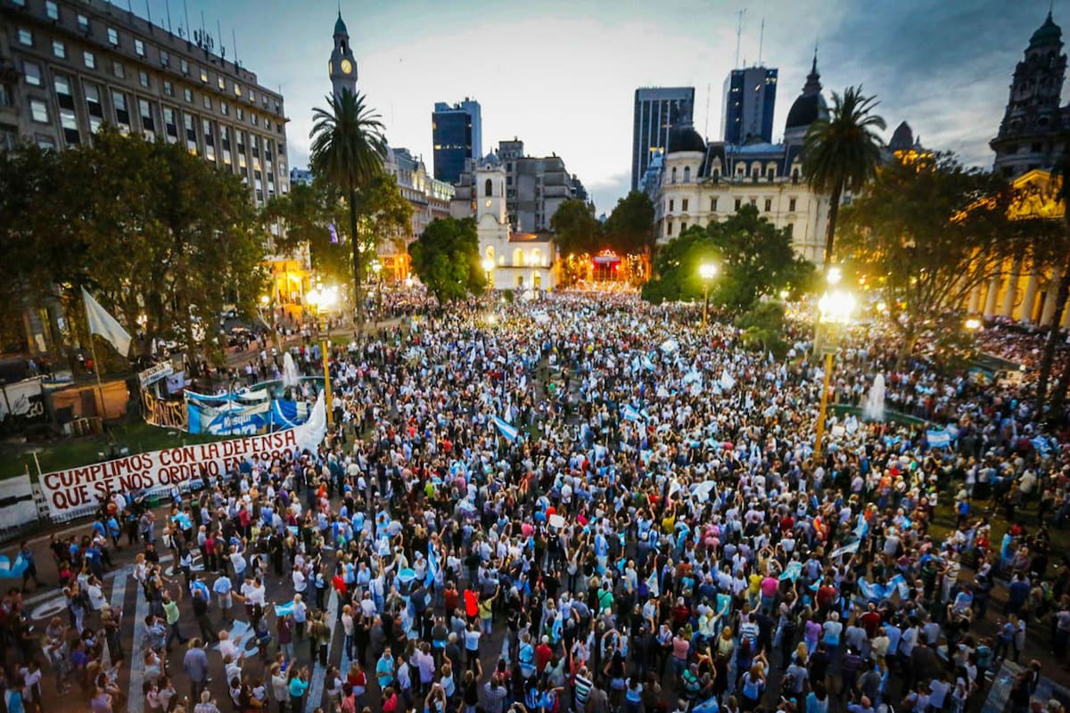 La marcha del 1A, en 2017