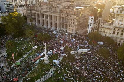 La marcha en contra de la Corte Suprema del 1° de febrero