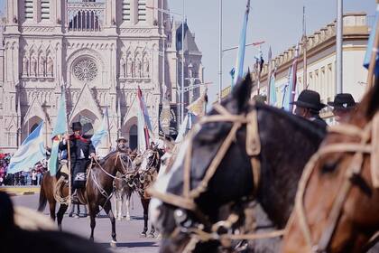 La marcha gauchesca a caballo se realiza desde 1945 y solo no se realizó el año pasado por el Covid-19